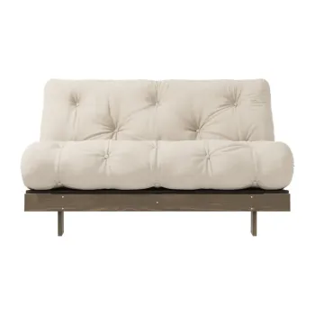 Canapea crem extensibila 140 cm Roots - Karup Design imagine