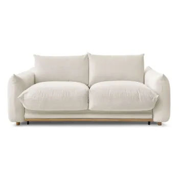 Canapea crem extensibila 214 cm Ernest - Bobochic Paris imagine