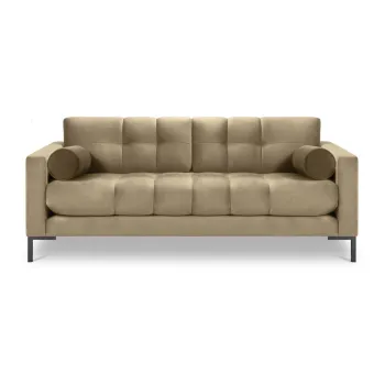 Canapea din catifea Cosmopolitan Design Bali, bej imagine