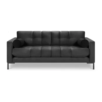 Canapea din catifea Cosmopolitan Design Bali, gri imagine