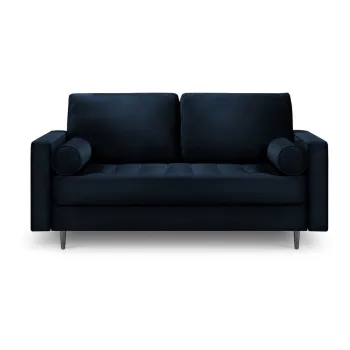 Canapea din catifea Milo Casa Santo, 174 cm, albastru imagine