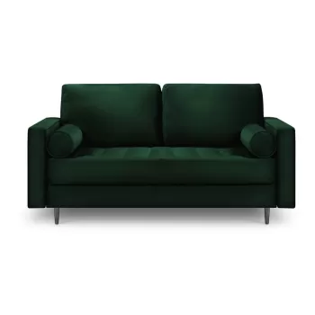 Canapea din catifea Milo Casa Santo, 174 cm, verde imagine