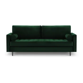 Canapea din catifea Milo Casa Santo, 219 cm, verde imagine