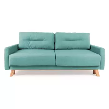 Canapea extensibila Bonami Selection Pop, turcoaz imagine