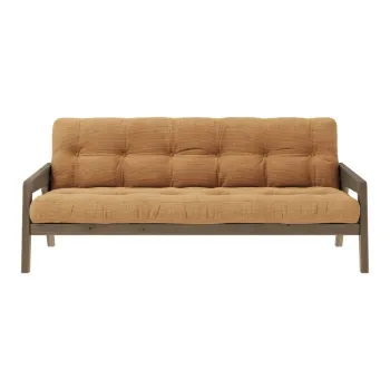 Canapea extensibila galben mustar 190 cm Grab Carob - Karup Design imagine