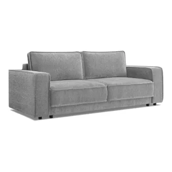 Canapea extensibila gri deschis Emile - Bobochic Paris imagine