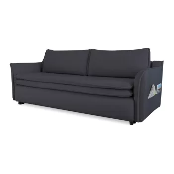 Canapea extensibila Miuform Charming Charlie, gri antracit imagine