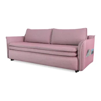 Canapea extensibila Miuform Charming Charlie, roz imagine