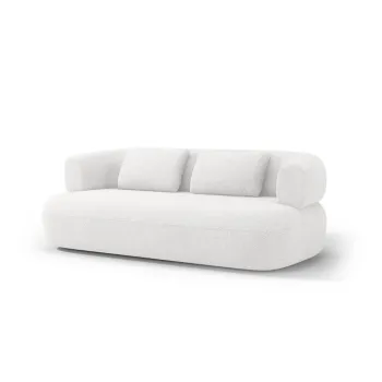 Canapea fildes cu tapiterie din tesatura boucle 178 cm Jenny - Micadoni imagine