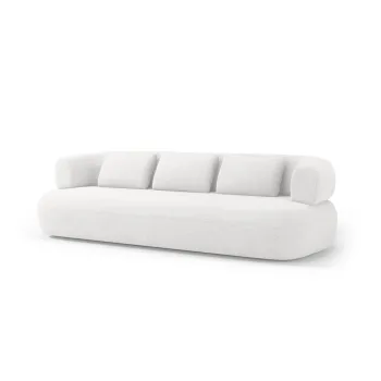 Canapea fildes cu tapiterie din tesatura boucle 226 cm Jenny - Micadoni imagine