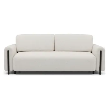 Canapea fildes extensibila/cu spatiu de depozitare cu tapiterie din tesatura boucle 244 cm Arcadova - ELTAP imagine