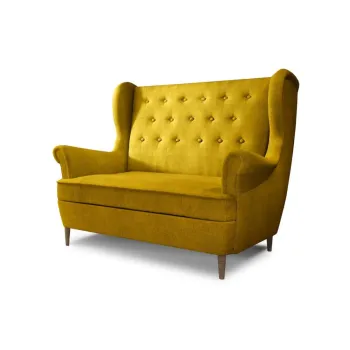 Canapea galbena 150 cm Aros - ELTAP imagine