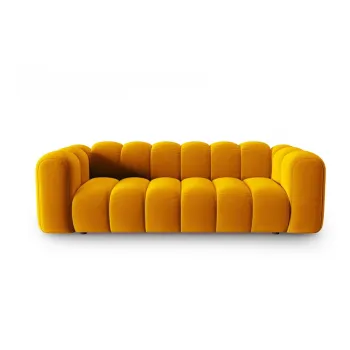 Canapea galbena 228 cm Lupine - Micadoni Home imagine