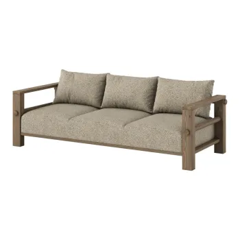 Canapea gri 225 cm Bare - Karup imagine