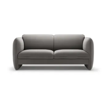 Canapea gri A(R)nchis cu tapiE>erie din catifea 168 cm Georgia aEURMicadoni imagine