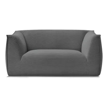 Canapea gri A(R)nchis cu tapiE>erie din catifea reiatA170 cm Giorgia aEURBobochic Paris imagine