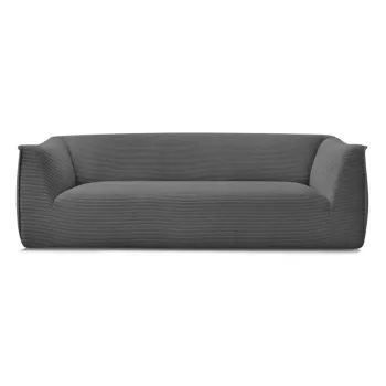 Canapea gri A(R)nchis cu tapiE>erie din catifea reiatA242 cm Giorgia aEURBobochic Paris imagine