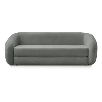 Canapea gri A(R)nchis extensibilAcu tapiE>erie din chenille 228 cm Neyo aEURBobochic Paris imagine