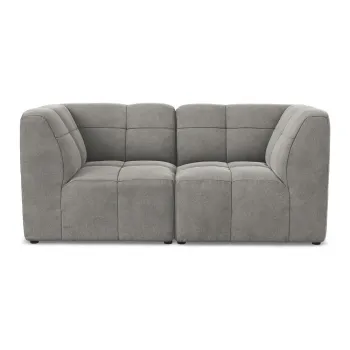 Canapea gri cu tapiE>erie din catifea 180 cm Aloha aEURMakamii imagine