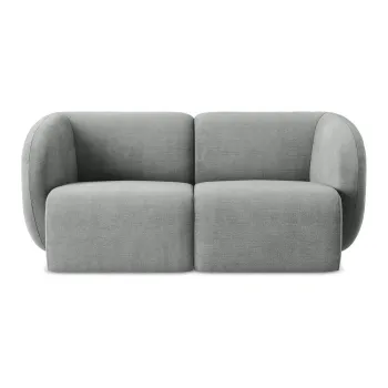 Canapea gri cu tapiE>erie din chenille 174 cm Lani aEURMakamii imagine