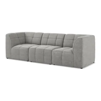 Canapea gri cu tapiE>erie din E>esAfturAbouclA(C) 255 cm Aloha aEURMakamii imagine