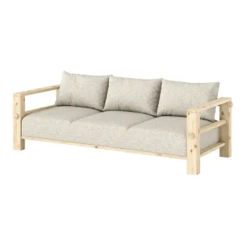 Canapea gri deschis 225 cm Bare - Karup imagine