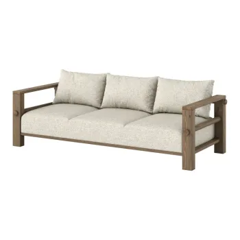 Canapea gri deschis 225 cm Bare - Karup imagine