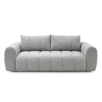 Canapea gri deschis 242 cm Nesty - Bobochic Paris imagine