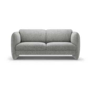 Canapea gri deschis cu tapiE>erie din chenille 168 cm Georgia aEURMicadoni imagine