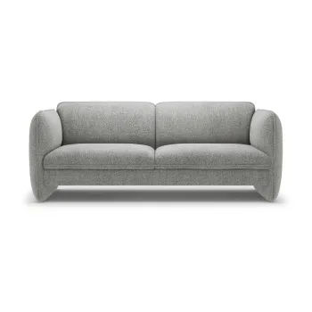 Canapea gri deschis cu tapiE>erie din chenille 204 cm Georgia aEURMicadoni imagine