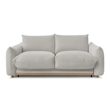 Canapea gri deschis extensibila 214 cm Ernest - Bobochic Paris imagine