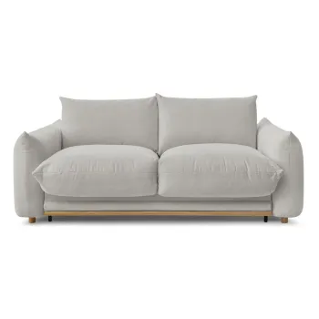 Canapea gri deschis extensibila 214 cm Ernest - Bobochic Paris imagine