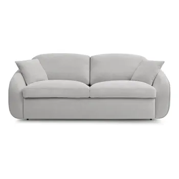 Canapea gri deschis extensibila 235 cm Cezanne - Bobochic Paris imagine