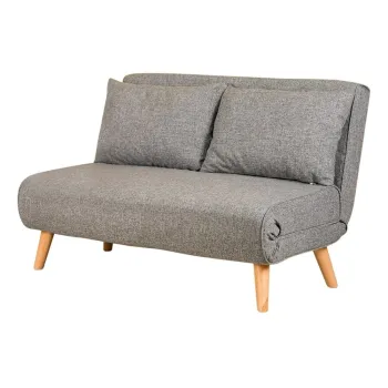 Canapea gri extensibila 120 cm Folde - Artie imagine