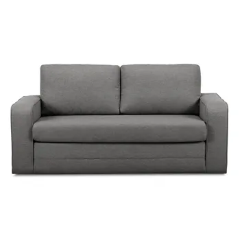 Canapea gri extensibila 160 cm Come - Bobochic Paris imagine