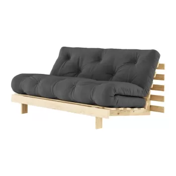 Canapea gri extensibila 160 cm Roots - Karup Design imagine