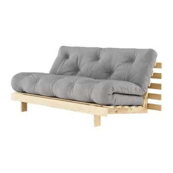 Canapea gri extensibila 160 cm Roots - Karup Design imagine