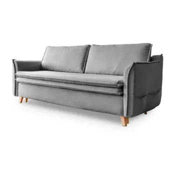 Canapea gri extensibila 225 cm Charming Charlie - Miuform imagine