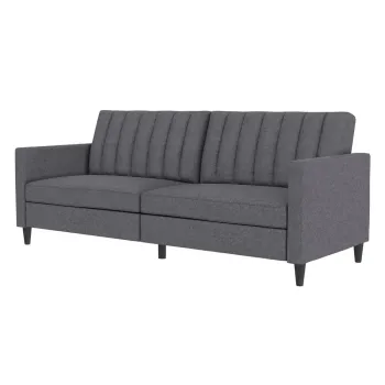 Canapea gri extensibila 86 cm Celine - Storaa imagine