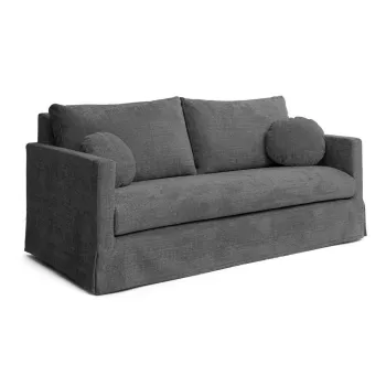 Canapea gri inchis 195 cm Paphos - Ropez imagine