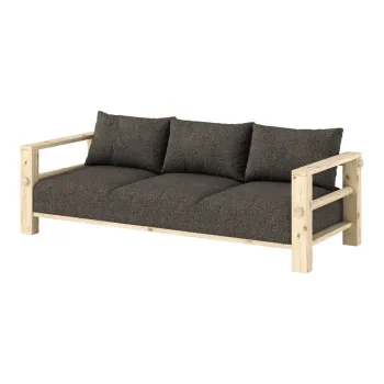 Canapea gri inchis 225 cm Bare - Karup imagine