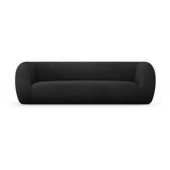 Canapea gri inchis cu tapiterie din stofa boucle 230 cm Essen - Cosmopolitan Design imagine