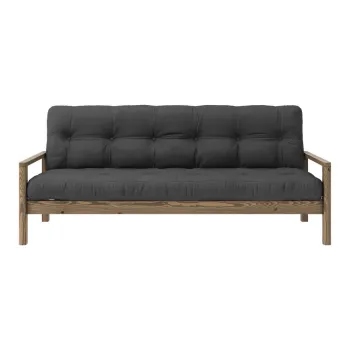 Canapea gri inchis extensibila 205 cm Knob - Karup Design imagine