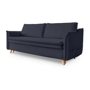 Canapea gri inchis/gri antracit extensibila 225 cm Charming Charlie - Miuform imagine