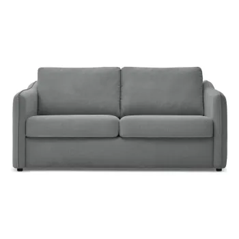 Canapea gri inchis pentru dormitul zilnic/extensibila 178 cm Lenny - Bobochic Paris imagine