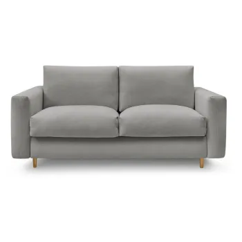 Canapea gri pentru dormitul zilnic/extensibilA220 cm Cocoone aEURBobochic Paris imagine