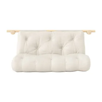 Canapea in culoare naturala extensibila cu tapiterie din in 180 cm Hooked - Karup Design imagine