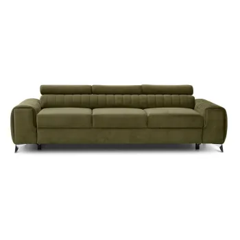 Canapea kaki extensibila cu tapiterie din catifea 261 cm Laurence - ELTAP imagine