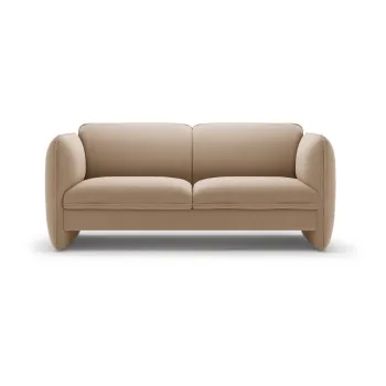 Canapea maro cu tapiE>erie din catifea 168 cm Georgia aEURMicadoni imagine