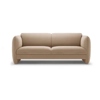 Canapea maro cu tapiE>erie din catifea 204 cm Georgia aEURMicadoni imagine